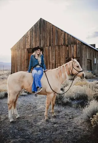 Dainty Rai Lena, 19 Year Old Palomino Quarter Horse Mare for Sale in Litchfield, CA, photo 4 of 5