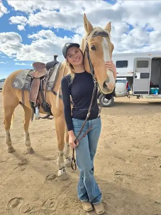 Dainty Rai Lena, 19 Year Old Palomino Quarter Horse Mare for Sale in Litchfield, CA, photo 5 of 5