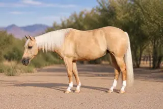Alborada Gun (Rita Mae), 3 Year Old Palomino Quarter Horse Filly for Sale in Rio Verde, AZ
