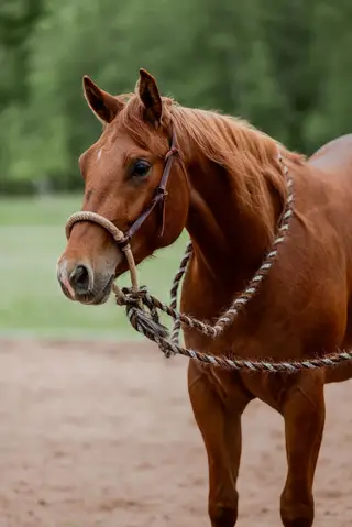 Gelding by Gibsons Finest, 3 Year Old Chestnut Quarter Horse Gelding for Sale in Pictou, NS